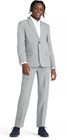 New Nautica Size 18r Big Boys Formal 2pc Gray Heather Poplin Suit  140