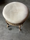 Hillsdale Furniture Villa Iii Metal Backless Vanity Stool 18 5   t X 16    Round