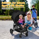 High Landscape Baby Stroller Pushchair With Expandable   Footmuff Canopy 20 Lbs 