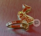 14k Yellow Gold Nefertiti Egyptian Head Charm Pendant  No Stone