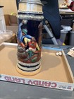 Vintage-german Beer Stein-pewter Lid-made In West Germany-marked-one Owner