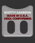 Scotty Cameron Ball Alignment Tool - Translucent Red   White