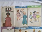 Lot Of 9 Sewing Patterns Child Boy Girl Used Cut Simplicity Vintage