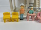 Vintage Little Tikes Grandma s Pink House Dollhouse Cottage Furniture   Dolls