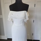 Adore Justin Alexander 11117 Sample Wedding Dress Size 10 Off Shoulder Ivory