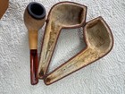 Vintage German Meerschaum Tobacco Pipe W  Case