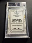 2024 Topps Royalty Ufc Conor Mcgregor Royal Decree Auto  25 Psa 9