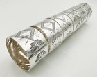 Set 6 Antique Napkin Rings Silver Plate Victorian Late 19th Century