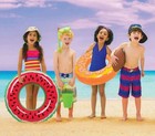 Anas 3 Pack Kids Pool Floats Rings  Inflatable Swimming Pool Floating Rings