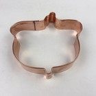 Copper Christmas   Wedding Bell Cookie Cutter Heavy Duty