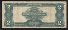 1899  2 Silver Certificate Mini Porthole Fr 257 Mule Two Dollar Bill 30687