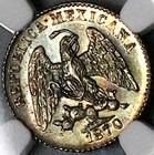 1870-mo Ngc Ms 64 Mexico 5 Centavos Mint State Silver Coin Pop 1 1   23080503c 