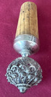 Vintage 1930s Italian 800 Silver Filigree Wine Stopper Florence Rare Mark