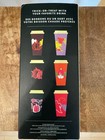 Starbucks Reusable Hot Cups 6-pack Glow In The Dark Halloween Theme Original Box