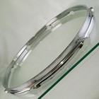 Ludwig 16 brass Floor Tom Drum Batter Rim hoop 8lug Triple-flange 60s Chrome Cob