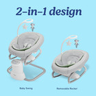 Graco Soothe My Way With Removable Rocker  Madden - Versatile Baby Swing   Porta