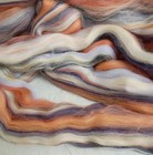 Uk Merino Blended Combed Top Roving Spinning Felting California Sunset