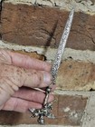 Metal  Angel   Cherub Letter Opener 7 Inches Long