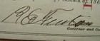 Civil War New York Warren County Reuben Fenton Sgd  Volunteer Certificate
