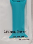 Silicone Blue Green Band Fits Apple Watch Sizes 38mm  39mm  41mm  42mm S m