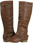 Women s Low Heel Knee High Boots Zipper Closure Buckle Fashion Riding Boots