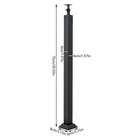 Iron Step Handrails Railing For 1-2 Step Handrail Indoor outdoor Deck Hand Rail