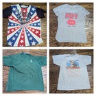 50 Clothing Lot Mostly T Shirts Some Vintage Some Distressed damaged Variety