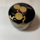 Japanese Tea Caddy Container Natsume Karamatsu Makie By Naohiko