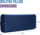 Yoga Bolster Pillow For Restorative Yoga Rectangular Meditative Pillow High D   