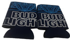 Lot Of 4 New Bud Light  Beer Can Koozie Coozie Cooler Pool Beach Home Budweiser