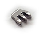 New 3-prong Violin small Viola Mute  Silver Color Noise Reducer