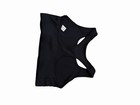 Nike Pro Sports Bra Girls  Size Medium  White black  Dri-fit  Racerback  Fitted