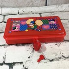 Vintage Flomo Disney Minnie    n Me Pencil Case With Heart Shaped Lock W key Rare
