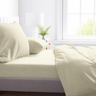 Luxury Soft Bedding Items 1000tc Twin full Xl queen king Size Ivory Solid Color