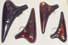Stein Focalink Ocarina Set Of 4 C g f alto C-in Case-free Usa Shipping