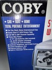 Vintage Coby Cx-tv1 Tv Am Fm Radio Portable 5 Inch Car Boat Camper Niob