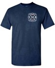 2xl-fdny Engine 36 Rare Old Company Patch Tee Shirt- E36 No Longer Exists -retro
