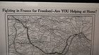 Wwi Us Homefront Liberty Bonds  fighting In France For Freedom  Poster 18 X 19