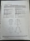Uncut Vogue V1622 Designer Unisex Button Shirt Mxx  40-42-44-46  Sewing Pattern