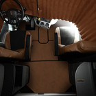 Floor Mats Fits Kenworth T680  Truck Floor Mats Prestige-line Brown