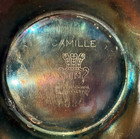 Camille International Sterling Silver Plated Tea Pot No 6030 Vintage 1960s 9 