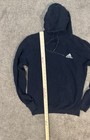 Adidas Hoodie Youth Xl Black Pullover Sweatshirt Fits Adult Small