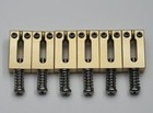 Solid Brass Bridge Saddles For Fender Stratocaster Telecaster 2 1 8  10 8mm 