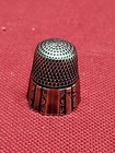 Antique Sterling Silver Thimble Size  10 Very Nice Condition 1800 s-early 1900 s