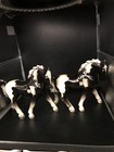 Vintage Clover Porcelain Horse Figurines  Lot Of 2