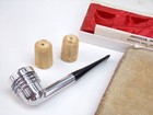 Restored Aristocob Aluminum Pipe Made In U s a  Estate Pipe 3 New Cob Inserts