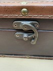 Unbranded Vintage Style Small Trunk Decorative Storage Box Faux Leather Brown