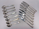 Vtg Western Airlines Indian Head Art Deco Oneida Hotel S plated Flatware Lot 15