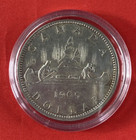 1965 Canada  800 Silver One Dollar Coin Voyageur Canoe Canadian Dollar  1