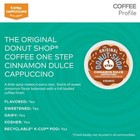 The Original Donut Shop One-step Cinnamon Dulce Cappuccino  K-cups  80 Count